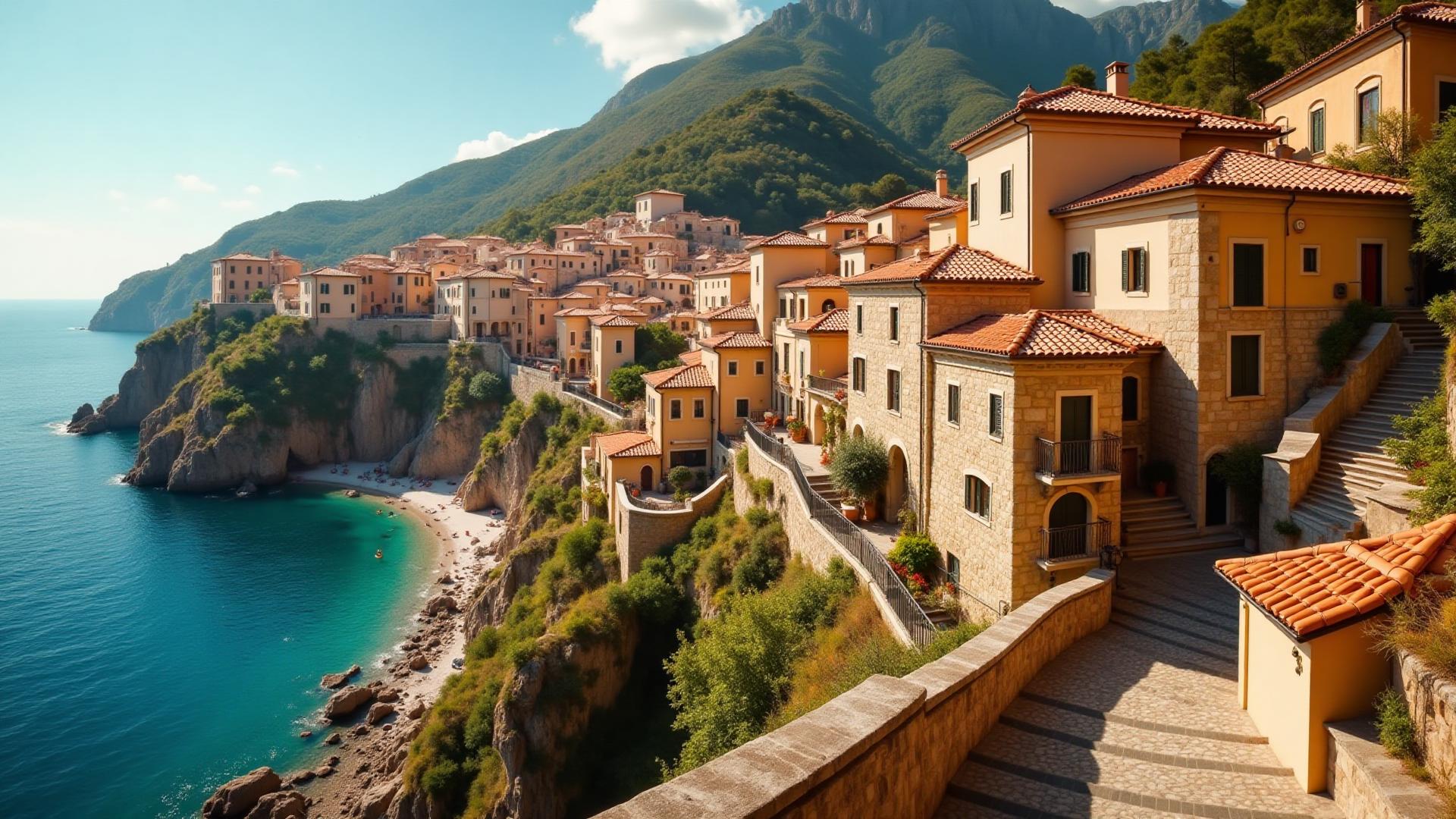 Beautiful Calabrian coastline